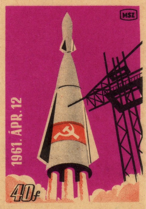 Timbre Fusée de Youri Gagarine - <span class="caps">DR</span>