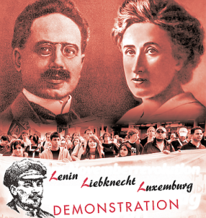 Karl Liebknecht et Rosa Luxembourg, assassinés par les «<small class="fine"> </small>Frei Korps<small class="fine"> </small>» sur ordre d'un ministre social-démocrate, il y a 95 ans