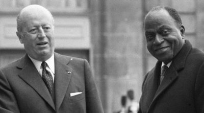 Foccart & Houphouet Boigny les pères fondateurs de la francafriique-D.R {JPEG}